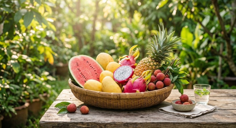 Các loại trái cây mùa hè không chỉ thơm ngon mà còn cung cấp nhiều vitamin, khoáng chất và chất chống oxy hóa có lợi cho sức khỏe.