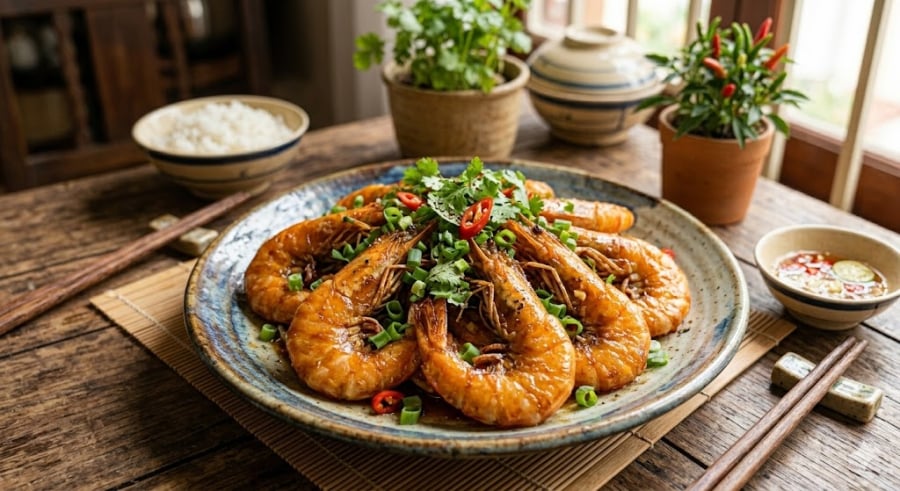 Để món tôm rang đạt điểm mười chất lượng, khâu lựa chọn nguyên liệu đóng vai trò cốt lõi.