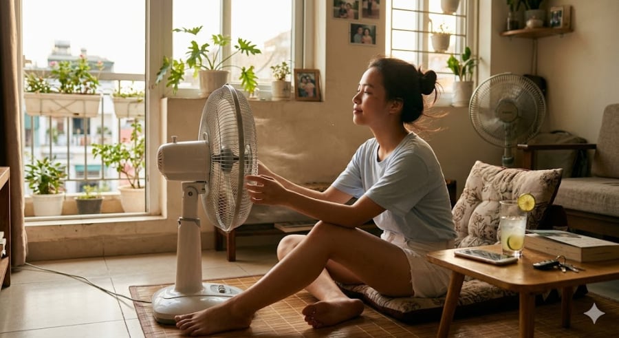 Khi mới từ ngoài trời nắng trở về, Sh88bet đăng ký miễn phí đang tiết nhiều mồ hôi, các mạch máu đang giãn nở. 