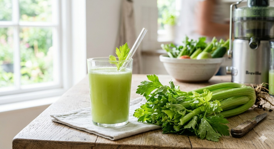 Nước ép cần tây chứa nhiều vitamin và khoáng chất nhưng cần sử dụng phù hợp với từng thể trạng.