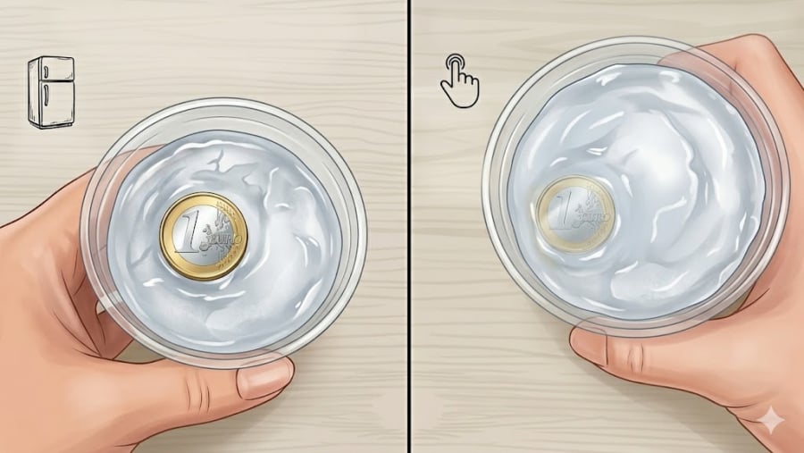 Bạn nên đặt cốc nước ở vị trí trung tâm hoặc gần phía trước tủ để dễ quan sát. 