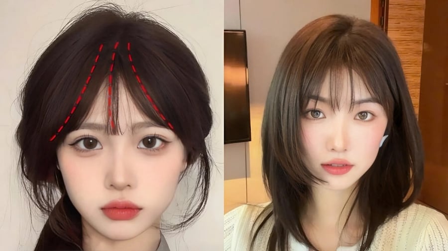 Phần tóc phía trước thường dễ bị ảnh hưởng bởi mồ hôi, dầu thừa và độ ẩm nên rất nhanh mất nếp.