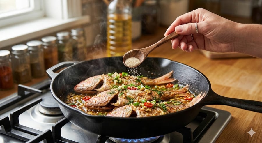 Nhiều người thường gặp tình trạng cá bị nát vụn, dính chặt vào đáy chảo khi rán làm Shbet0099 cá cược trực tuyến mất đi sự hấp dẫn.