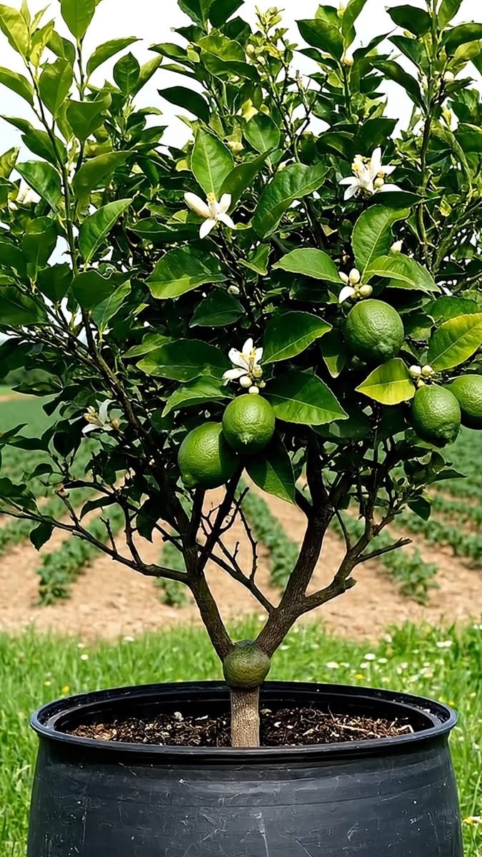 Cây chanh vừa là cây cảnh vừa dùng để làm thực phẩm