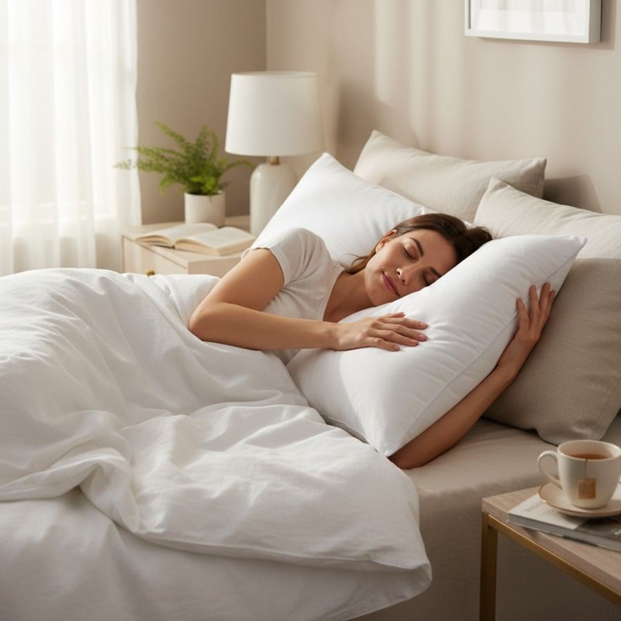 Nhiều người dùng gối vuông để ôm, kê chân
