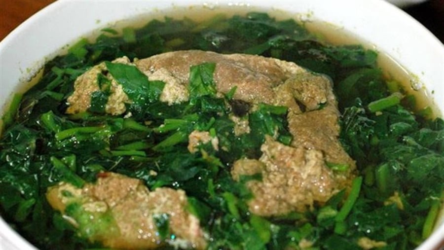 Thành phẩm canh cua đồng