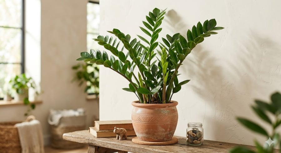 Ngay từ tên gọi, cây kim tiền đã đại diện cho sự sung túc và giàu sang. Chữ 