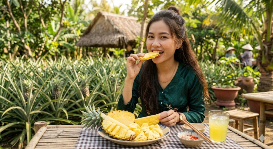 Nhiều người có thói quen ăn dứa vào buổi sáng hoặc lúc đói với mục đích giảm cân, thanh lọc Sh88bet đăng ký miễn phí. Tuy nhiên, đây là một sai lầm tai hại.    