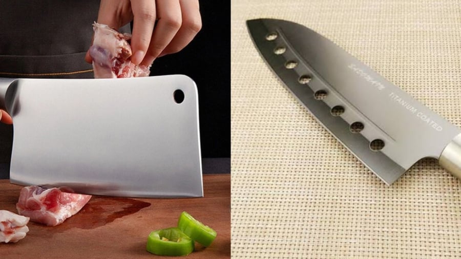 Lỗ tròn trên dao có nhiều công dụng bất ngờ