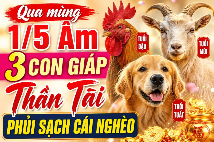 Qua mùng 1/5 Âm, 3 Shbet888.com nhà cái uy tín Thần Tài phủi sạch cái nghèo