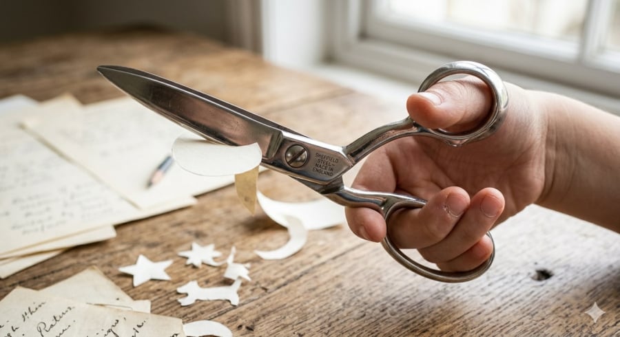 Thiết kế bất đối xứng giúp phân bổ lực đều hơn, tăng độ chính xác và giảm mỏi tay khi sử dụng lâu.