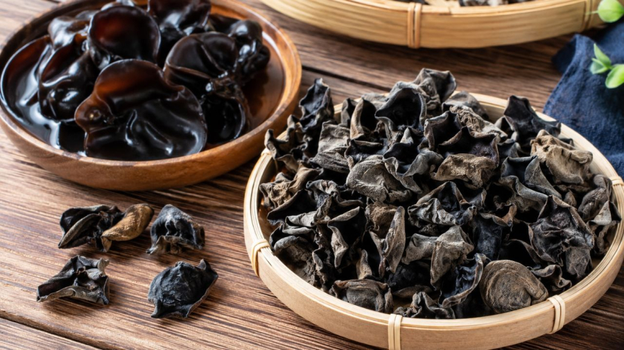 Mộc nhĩ còn tươi có độc tố nhạy sáng tự nhiên