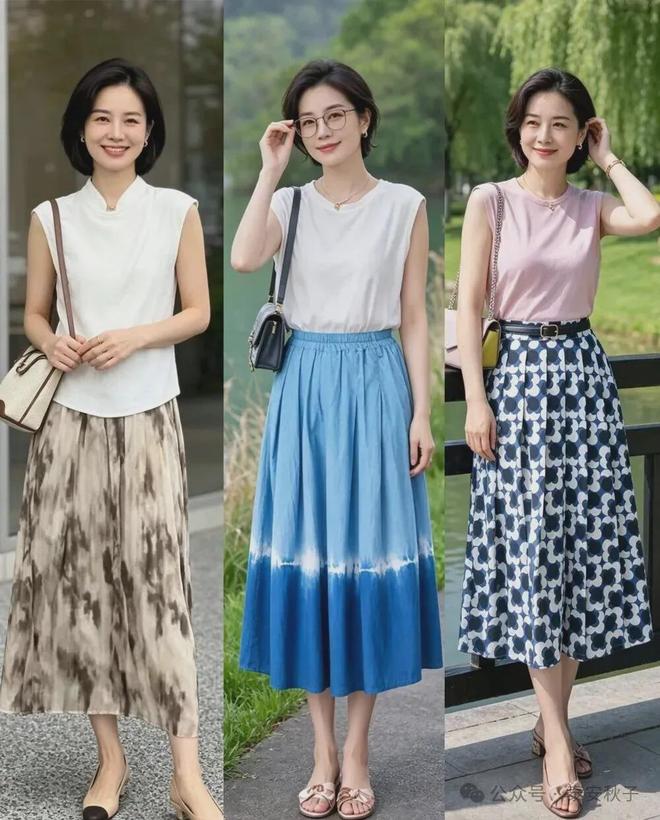 Các mẫu chân váy hoặc váy liền có họa tiết nhẹ nhàng không chỉ tăng thêm sức sống cho tổng thể mà còn giúp người mặc trở nên nổi bật hơn.