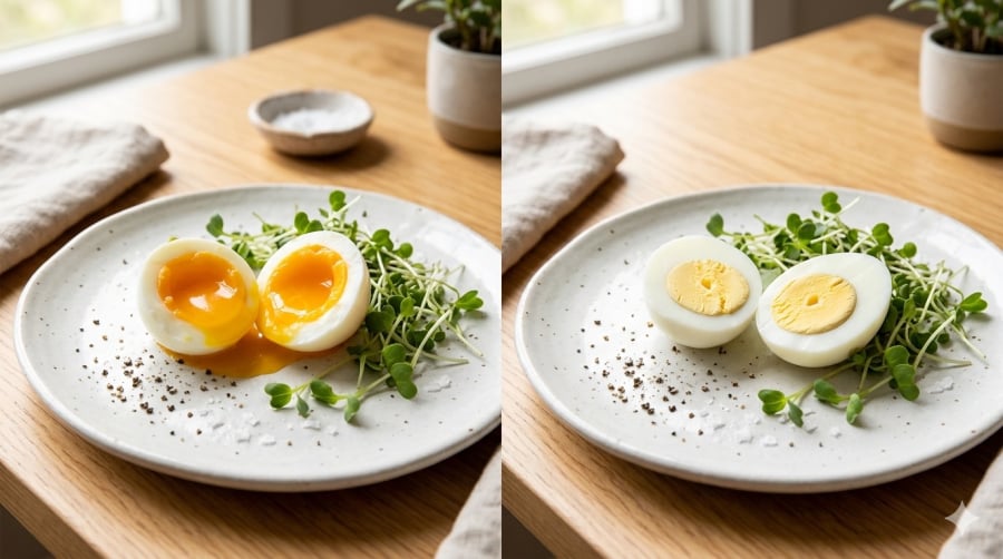 Trứng chín giúp Sh88bet đăng ký miễn phí hấp thu protein hiệu quả hơn và giảm nguy cơ nhiễm vi khuẩn, trong khi trứng lòng đào hấp dẫn về hương vị nhưng cần được sử dụng đúng cách để bảo đảm an toàn.