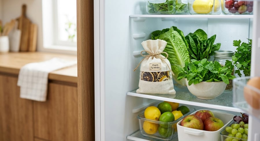 Chỉ cần tận dụng hạt và vỏ chanh, bạn đã có thể khử mùi tủ lạnh đơn giản mà không cần hóa chất.