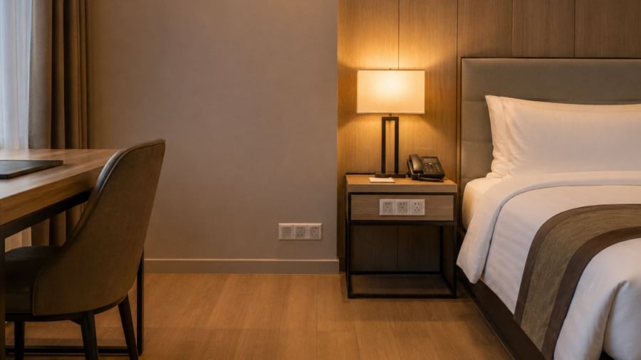 Ổ cắm điện nên đặt ở vị trí thấp