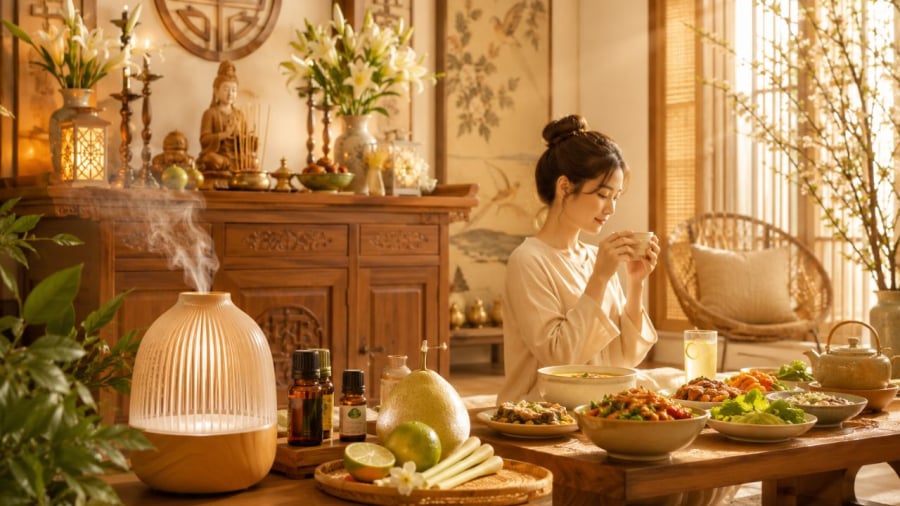 Hương trầm mang lại cảm giác bình an