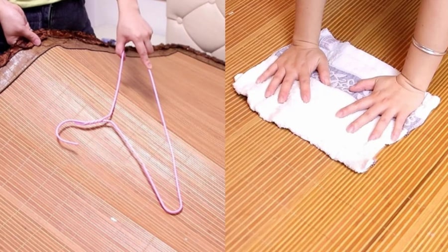 Bạn có thể làm sạch chiếu trúc mà không cần giặt bằng nước.