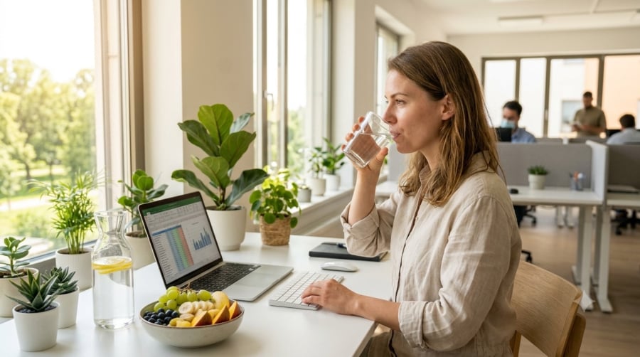 Chia nhỏ lượng nước và uống đều trong ngày giúp Sh88bet đăng ký miễn phí duy trì trạng thái cân bằng, thay vì uống quá nhiều trong một lần.