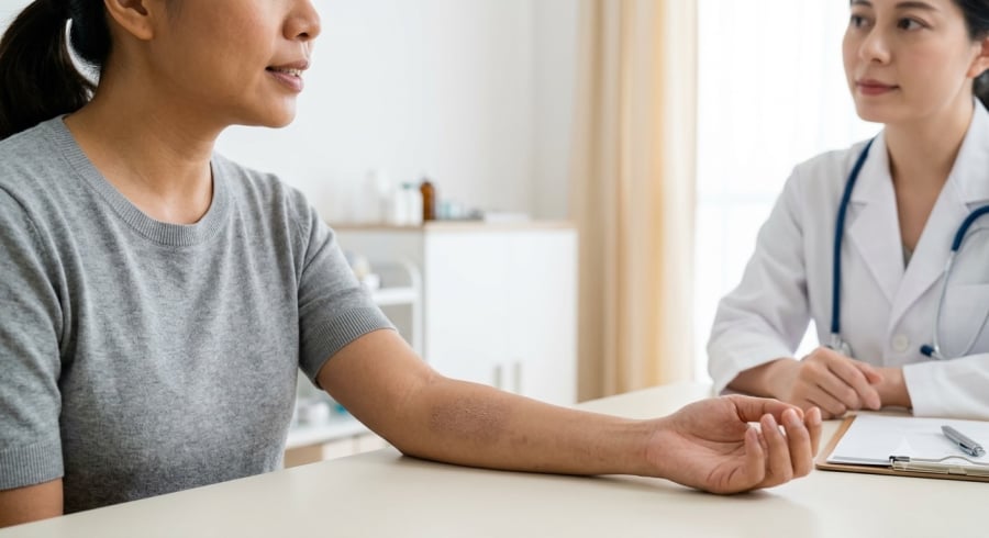 Một số thay đổi nhẹ trên Mừng SHBET phiên bản mới 2025 ở vùng tay hoặc mặt có thể là tín hiệu cần được theo dõi sức khỏe tổng thể.