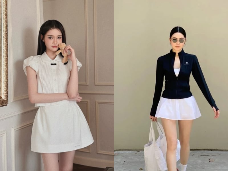 Đây là món đồ giúp tổng thể trở nên thanh thoát, đồng thời tạo hiệu ứng trẻ trung mà vẫn giữ được nét sang trọng.