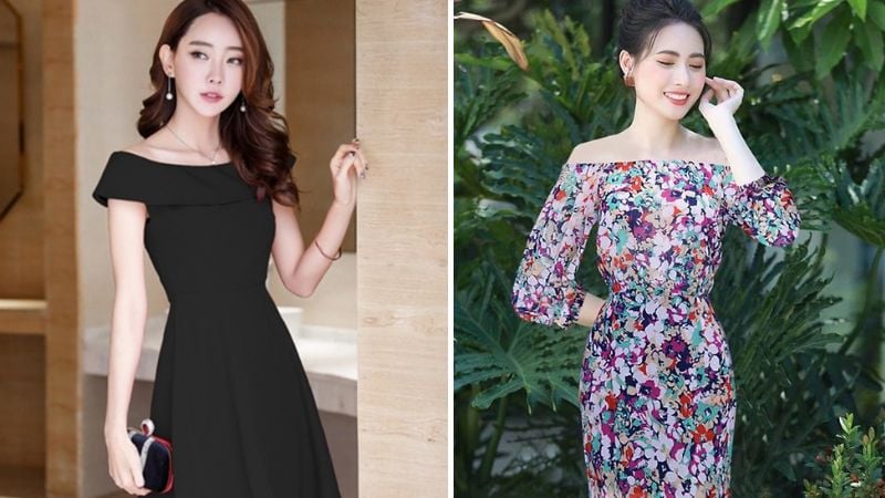 Không hở sâu như cổ chữ V nhưng cũng không quá kín như cổ tròn truyền thống, cổ thuyền tạo nên sự cân bằng hoàn hảo giữa nét nữ tính và vẻ thanh lịch.