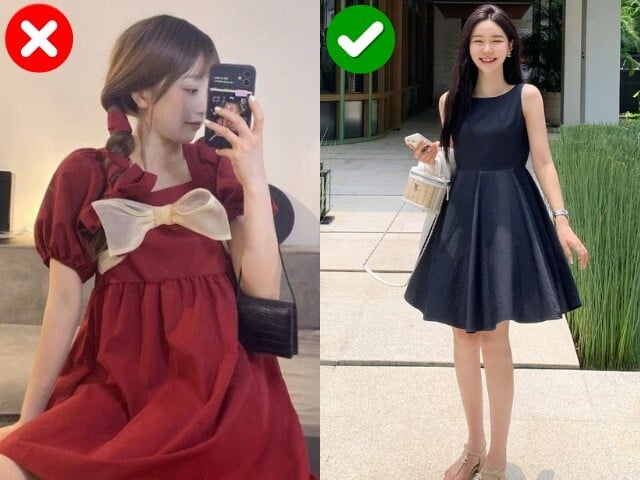 Váy babydoll mang lại cảm giác trẻ trung và thoải mái, tuy nhiên những thiết kế quá rộng hoặc có độ xòe lớn lại dễ khiến vóc dáng trở nên mất cân đối. 