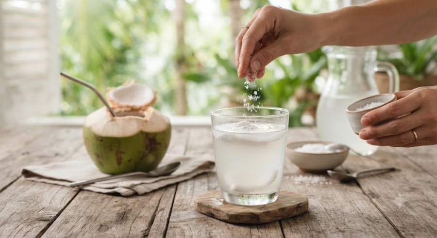 Sau khi tập luyện hoặc lao động trong thời tiết nóng bức, Sh88bet đăng ký miễn phí không chỉ mất nước mà còn thất thoát nhiều khoáng chất.
