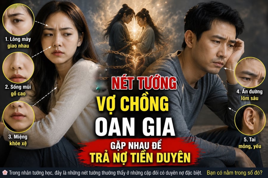 3 dấu hiệu vợ chồng Oan Gia, gặp nhau để trả nợ tiền duyên