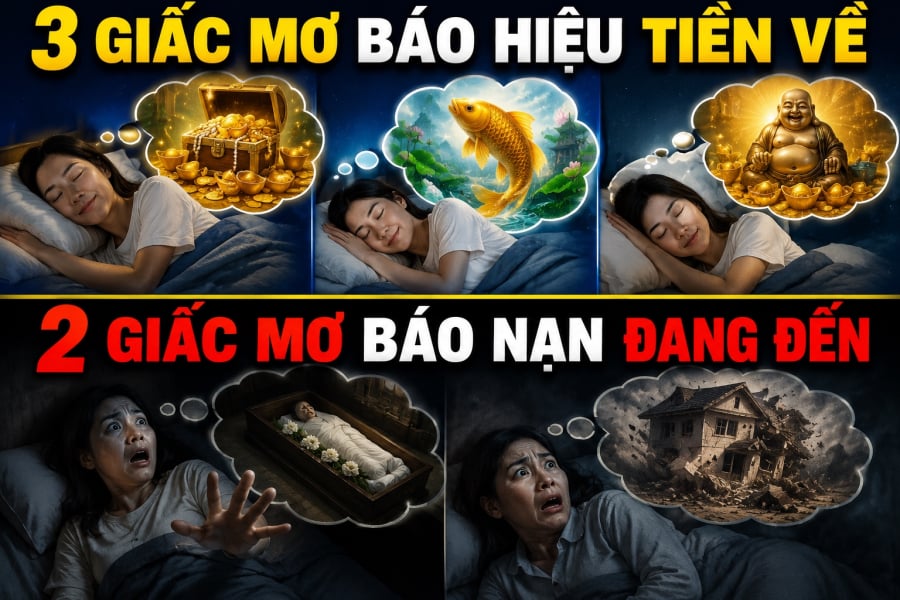 3 giấc mơ báo hiệu Tiền về, 2 giấc mơ báo nạn đang đến: Quan niệm dân gian nói gì?