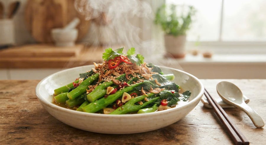 Những sai lầm khi xào rau củ 
