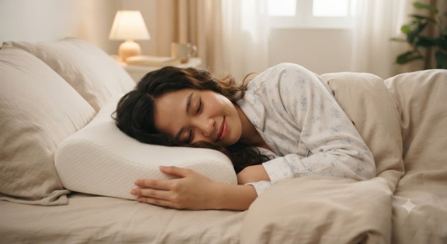 Gối cao su thiên nhiên giá rẻ: Đa phần là cao su tổng hợp kém chất lượng.