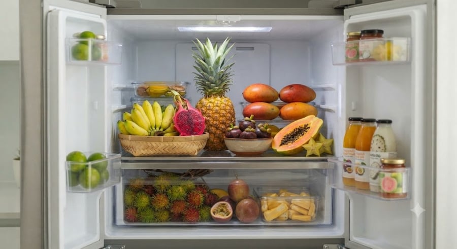 Những loại quả này quen sống ở nhiệt độ cao (khoảng 30°C). Khi gặp lạnh (4-5°C), các tế bào biểu bì sẽ bị 