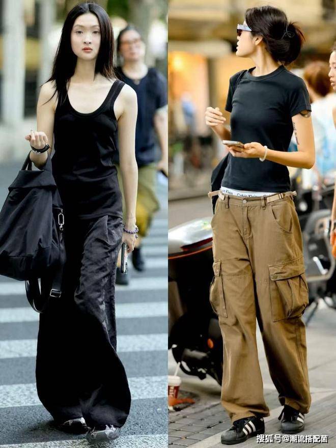Thiết kế đặc trưng với các túi hộp tạo điểm nhấn mạnh mẽ, trong khi phần ống rộng vẫn đảm bảo sự thoải mái khi mặc.