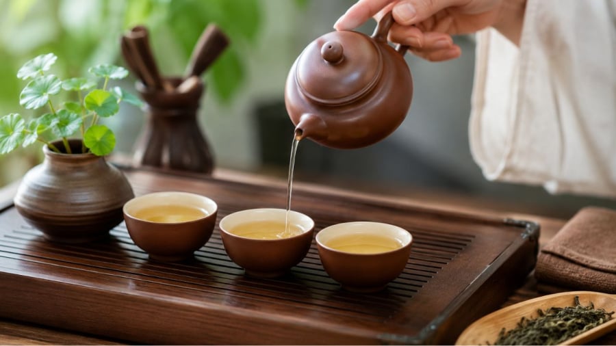 Rót trà tránh rót đầy