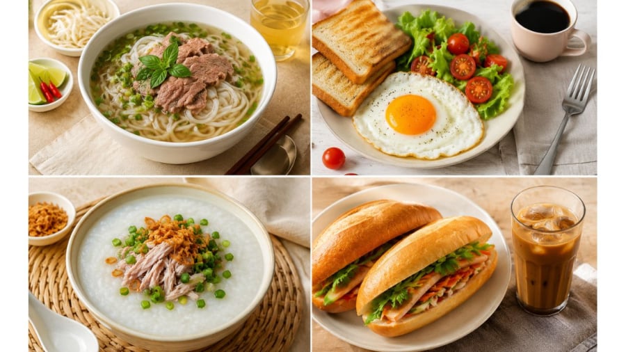 Bạn thích bữa ăn sáng như thế nào?