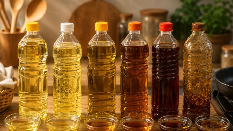 Dầu ăn có những dấu hiệu này coi chừng biến chất