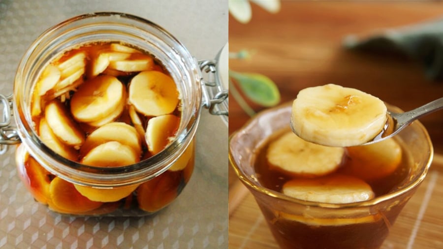 Bạn có thể uống giấm chuối trước hoặc sau bữa ăn.