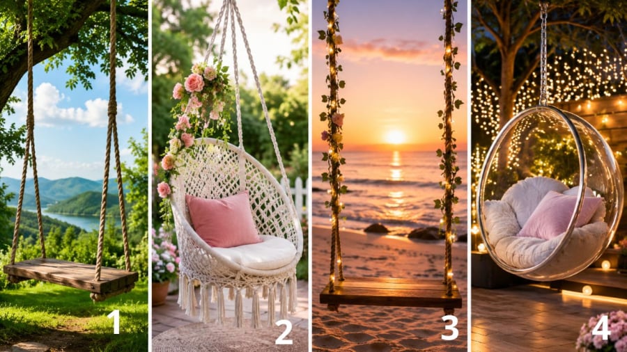 Bạn muốn ngồi lên chiếc nào?