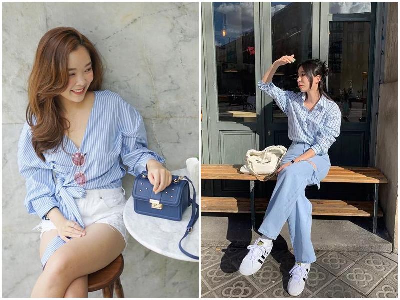  Một chiếc áo sơ mi có phom dáng gọn gàng sẽ dễ kết hợp với nhiều kiểu quần, váy và phụ kiện hơn.
