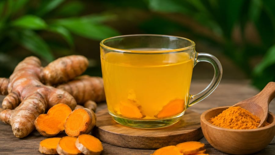 Chú ý khi uống nước nghệ tươi hàng ngày