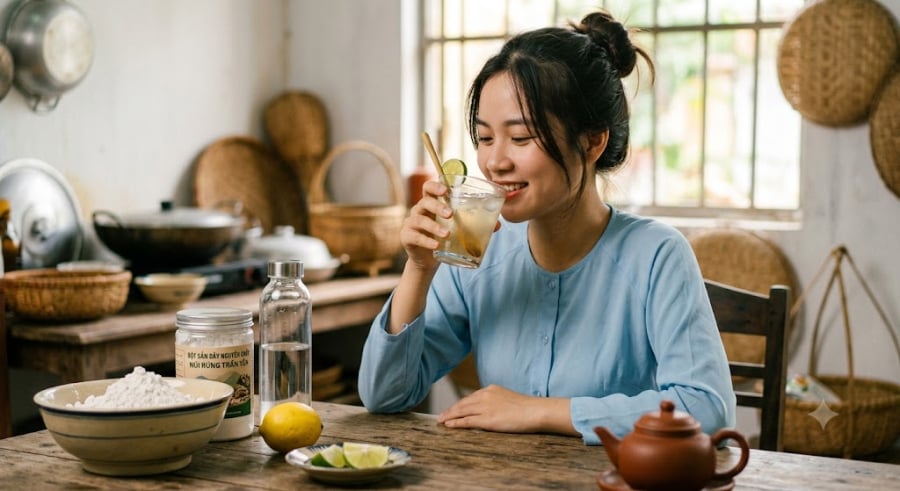 Những người thường xuyên bị lạnh tay chân, sắc mặt nhợt nhạt, hay bị chướng bụng hoặc đang trong đợt tiêu chảy cấp tuyệt đối không được chạm vào bột sắn dây.    