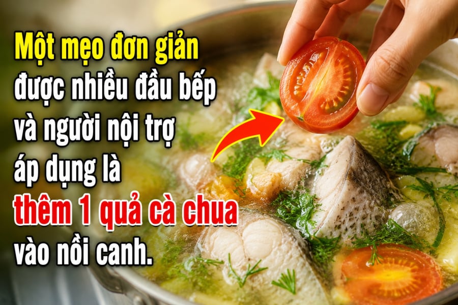 Cà chua giúp canh cá hết tanh, ngọt đậm