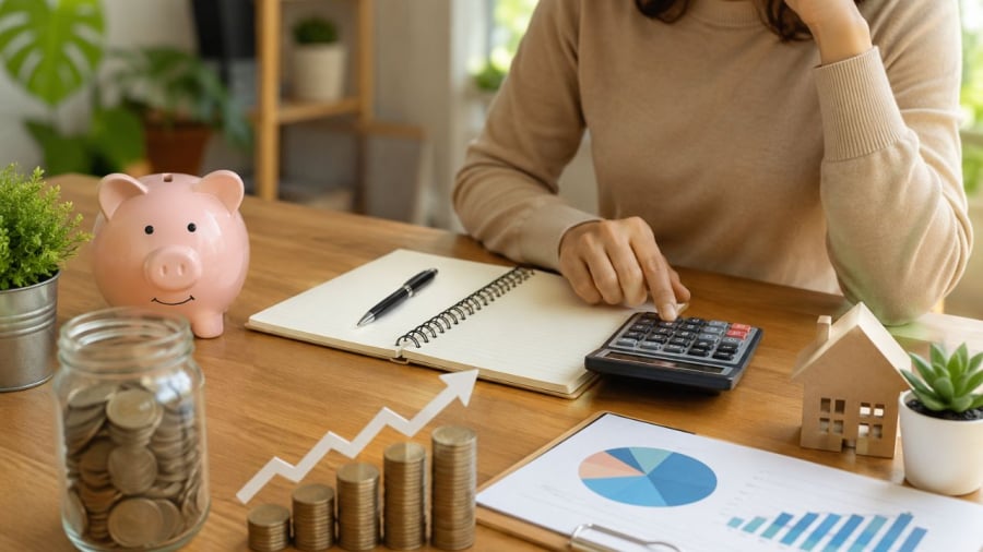 Thu nhập không cao nhưng biết cách vun vén nên không lo khốn khó