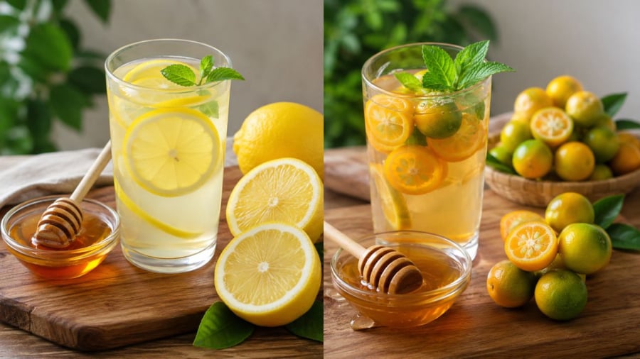 Bạn thích pha với quất hay với chanh?