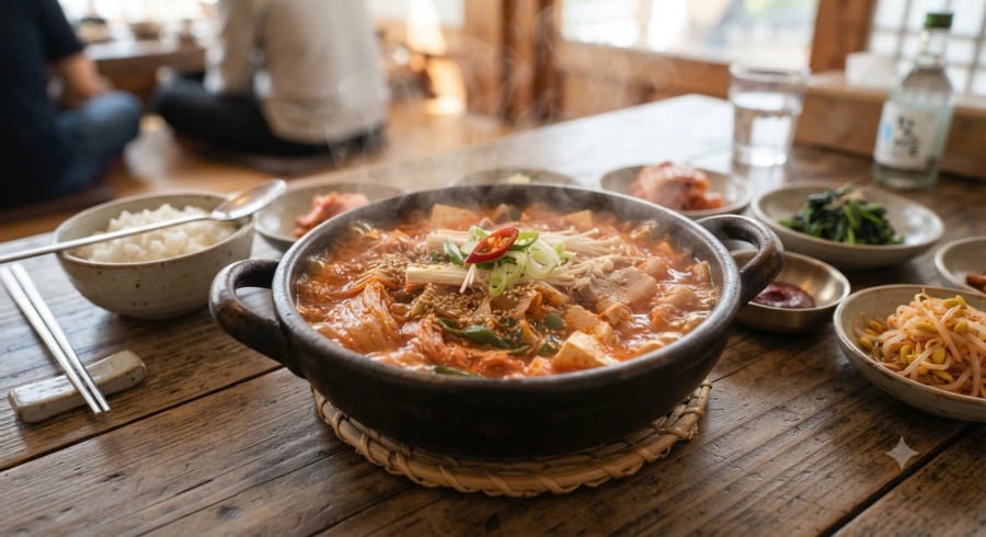 Cách nấu canh kim chi ngon