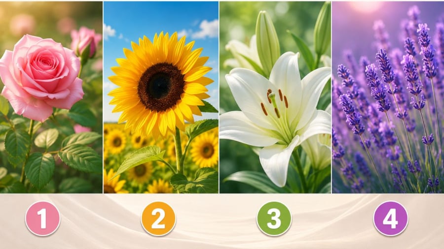 Bạn ấn tượng với bông hoa nào nhất?