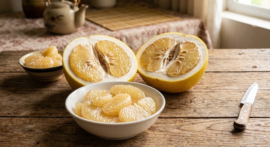 Bưởi giàu vitamin C và các chất chống oxy hóa, góp phần hỗ trợ bảo vệ tế bào gan.