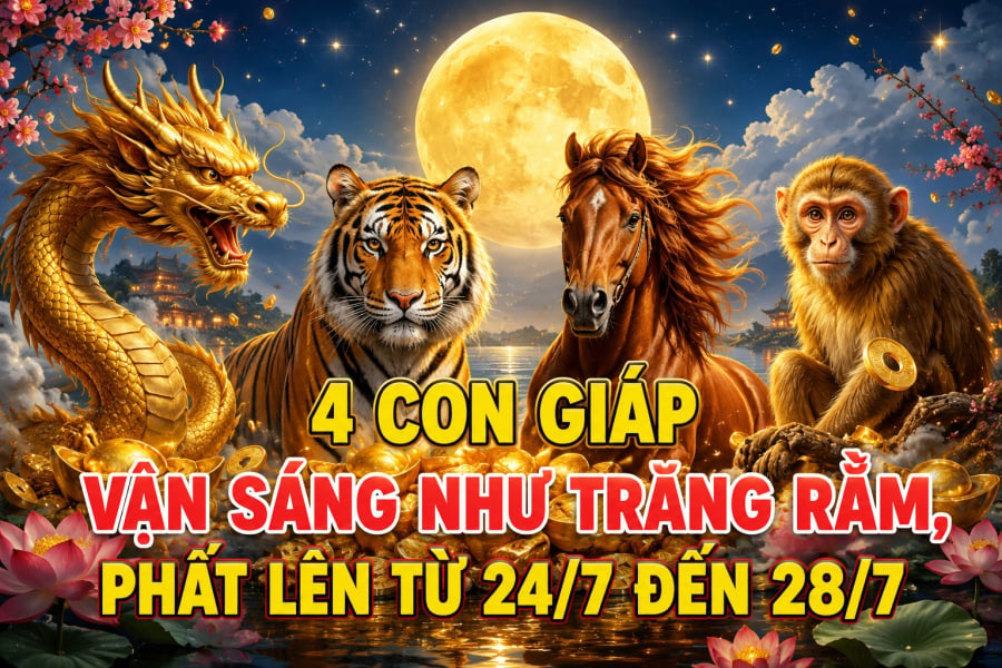 4 Shbet888.com nhà cái uy tín Vận Sáng như trăng Rằm, phất lên từ 24/7 đến 28/7