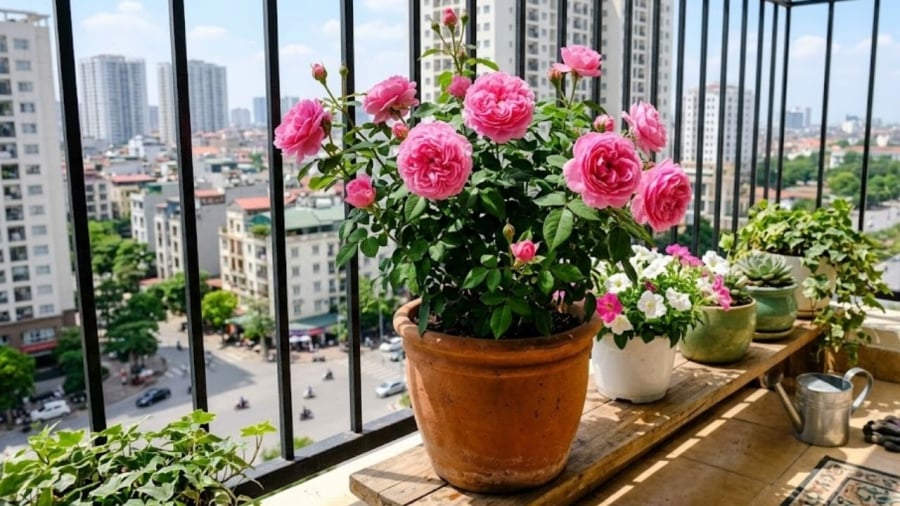Mỗi giống hoa hồng có đặc điểm sinh trưởng khác nhau. Không phải giống nào cũng phù hợp để trồng trong chậu.